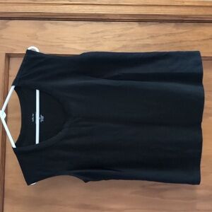 Women's Banana Republic Sleeveless Black Malibu Tee, XS